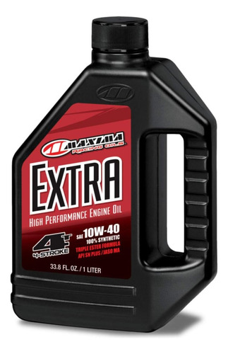 Aceite Moto Maxima Extra 4  10w40 Sintetico 1 L Made In Usa