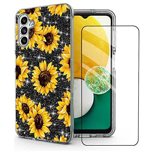 Funda Para Samsung Galaxy A13 5g Amarillo Cristal Templado P