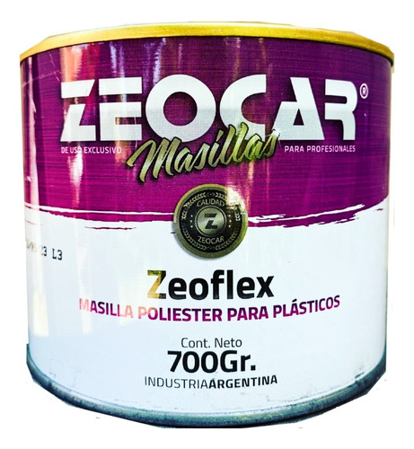 Zeocar Zeoflex  Para Plásticos  700g Con Catalizador
