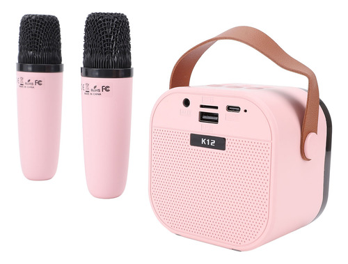 Máquina De Karaoke, Portátil, Versátil, Con Micrófono Doble