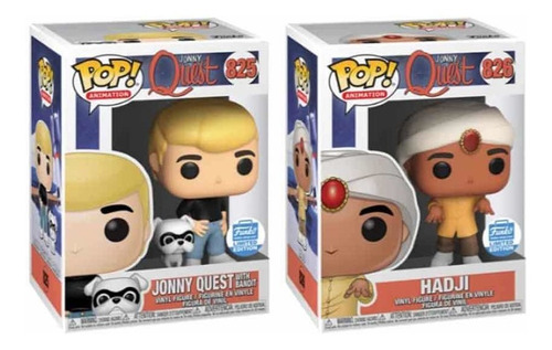 Funko Pop Jonny Quest & Hadji Exclusivo Funkoshop Detalles