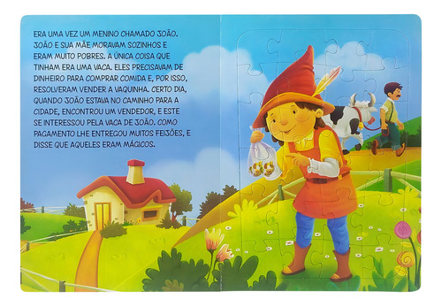 Clássicos Em Quebra-cabeças: João E O Pé De Feijão, De Santos, Suelen Katerine A.. Editorial Todolivro Distribuidora Ltda. Em Português, 2020