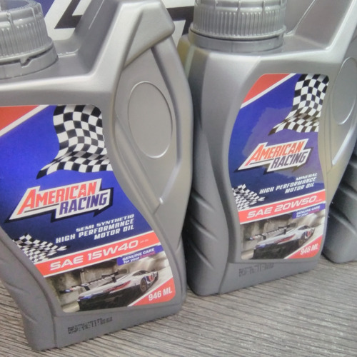 Aceite American Racing Semisintetico Y Mineral 15w40 Y20w50 