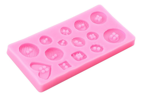 Yihuomolds Botón Moldes De Fondant De Silicona Para Pastel