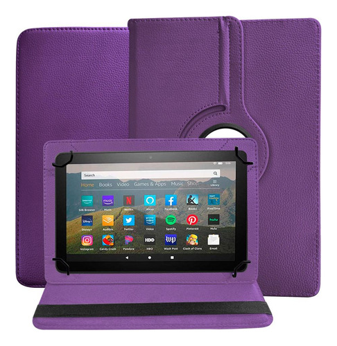 Capa Capinha Tablet Amazon Fire Hd8 Giratória Anti Impacto