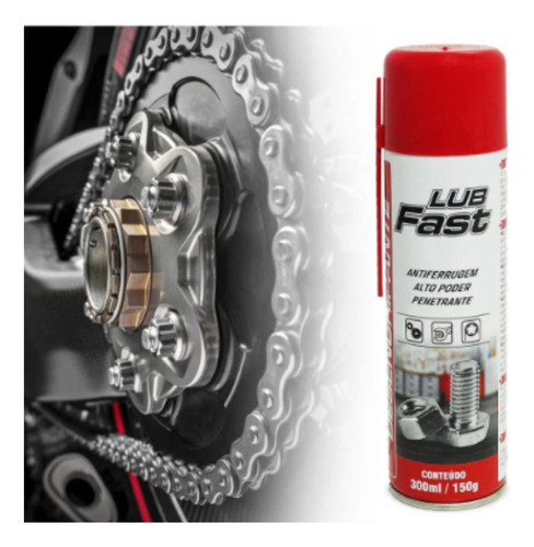 Kit 2 Óleo Desengripante Lubrificante Multiuso 300ml Spray