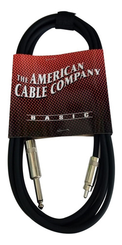 Cable De Audio Plug Rca A Plug 6.3 Ts 3mt 10p Rcap American