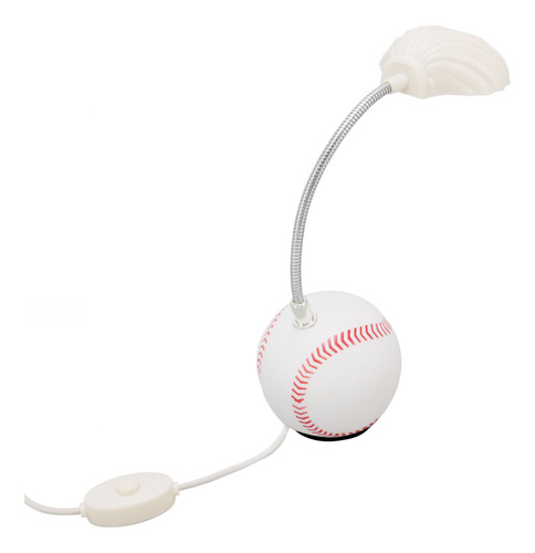 Lámpara De Mesa Led Con Base De Béisbol Con Forma De Concha