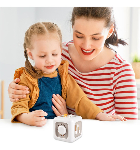 Cubo De Juguete Antiestrés Cubo Sensorial Fidget Con Interru
