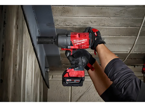 Chave de impacto Milwaukee com bateria de 1/2 A 2863-20 de alto torque, cor vermelha