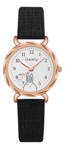 Reloj De Cuarzo Galety Sleek Con Correa Y Esfera Moderna Par