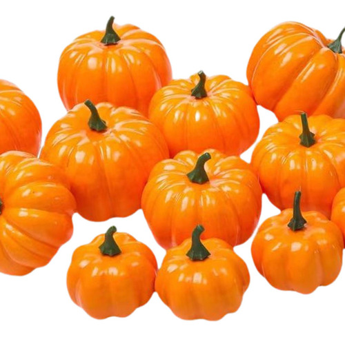 12 Calabazas Decorativas, Calabazas De Cosecha, Accesorios