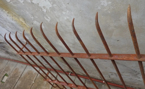 Reja De Hierro Antigua Varilla Redonda Gruesa (Usado)