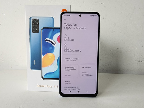 Imagen 8 de 9 de Xiaomi Redmi Note 11s 5g 128gb + Cable, Cargador Y Caja