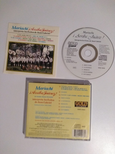 Cd Mariachi Arriba Juárez Interpreta A Juan Gabriel (Usado)