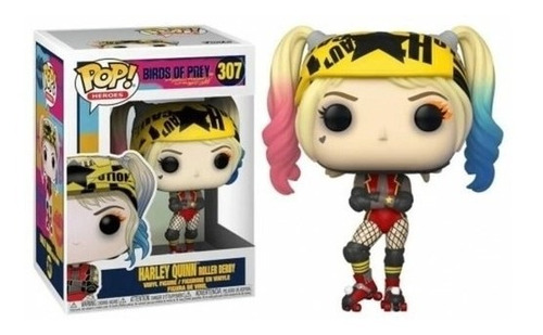 Funko Pop Birds Of Prey Harley Quinn Rolller Derby 307