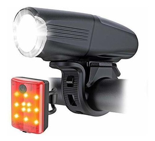 Teshudi Rechargeable Bike Light Set, Ultra Bright Bike Light