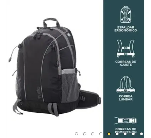 Morral Totto Hombre Mochila De Viaje Rhimon Forro Lluvia Color
