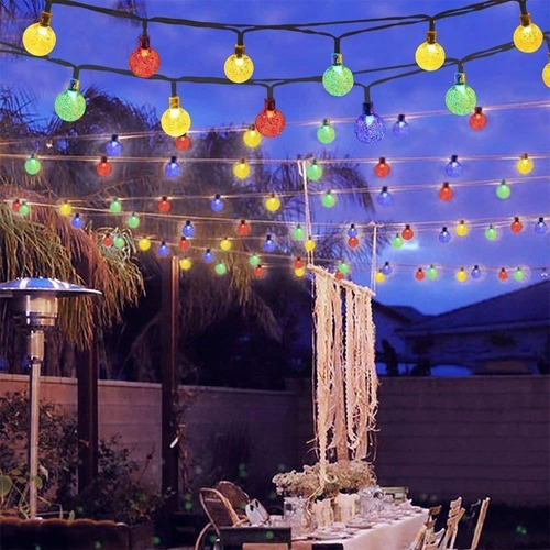 Guirnalda De Luces 50 Focos De Exterior Vintage Impermeable