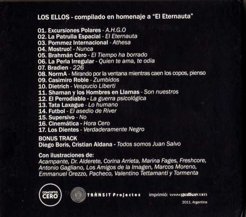 Los Ellos. Compilado En Homenaje A El Eternauta - Cd Nuevo