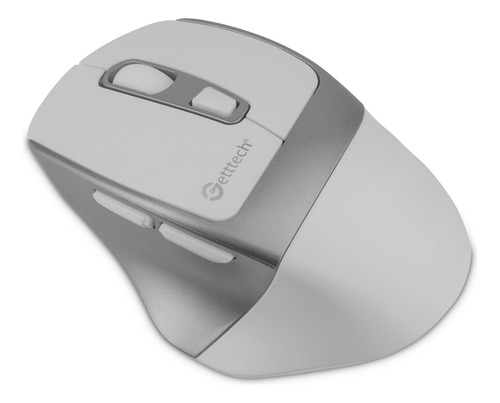 Mouse Ergonómico Getttech 1600dpi Óptico Bluetooth 2.4g