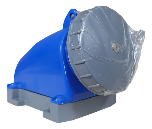 Tomada Sobrepor Steck S-4209w 3p+t 32a 9h Ip67 200-250v Cor Azul