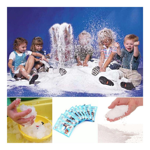 50 Pacotes De Neve Artificial For Decoração Ao Ar Livre De