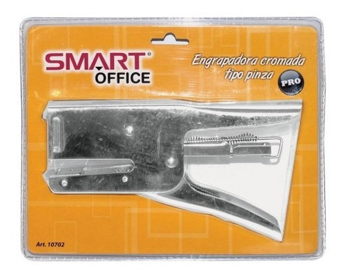 Engrapadora Tipo Pinza Profesional Smart Metalica Cromada