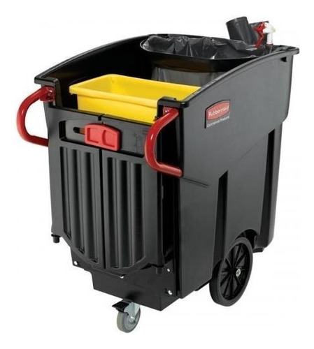 Contenedor Móvil Mega Brute Rubbermaid Negro