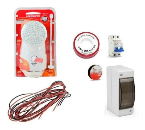 Ducha Lorenzetti Top Jet,incluye Materiales E Instalacion
