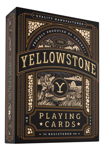 Baraja Yellowstone - Theory 11 Naipe Inglés Premium Poker