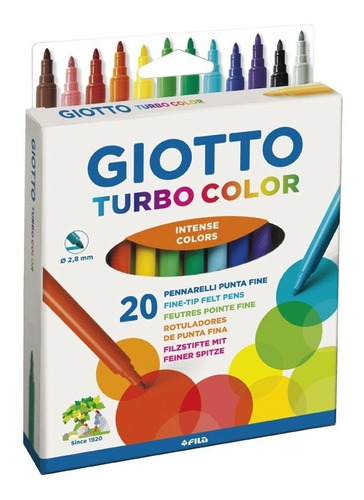 Marcador Giotto Turbo Color X 20