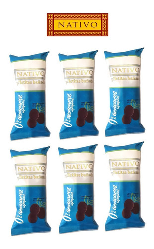 Pack X6 Galletas Nativo 0% Azúcar 