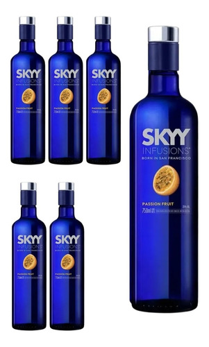 Vodka Skyy Passion Fruit X 6 Botellas. Quirino Bebidas