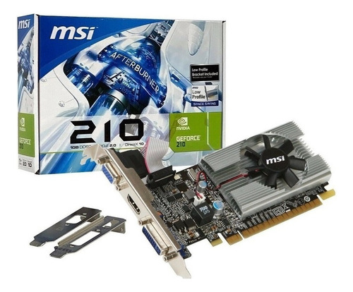 Placa De Video Msi Geforce Gt 210 1gb Ram Ddr3 Hdmi Dvi Vga