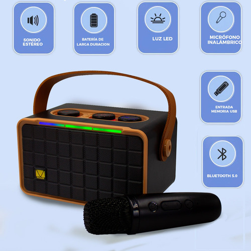 Bocina Bluetooth Con Microfono Fm/am