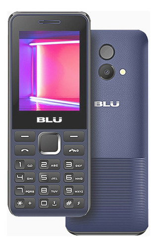 Teléfono celular Blu Tank Ii T194 Dual Sim 2.4 Radio FM con pantalla de color azul marino