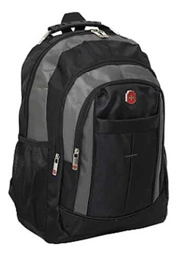 Mochila Costas Preta Swissland Yins Cor Preto Desenho Do Tecido Liso