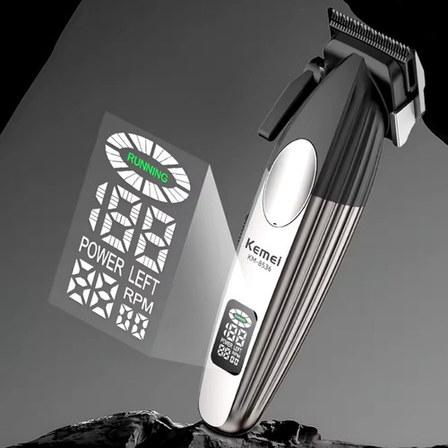 Pack Cortadora De Pelo Profesional Con Base Kemei De 9000 Rp