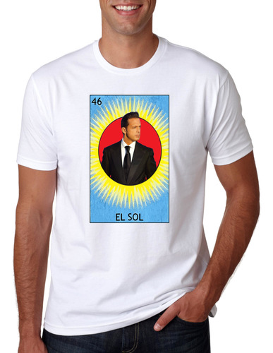 Pack Luis Miguel El Sol Playera + Taza Tipo Loteria Mexicana