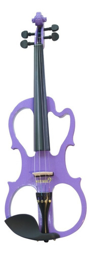 Violín Eléctrico 4/4 Violeta, Vitale E034/4vl Color Violeta