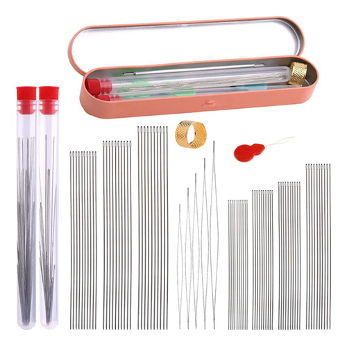 Juego De Agujas Para Abalorios, Cuentas De Hilo, Dispositivo