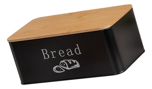 Con Tapa De Bambú, Recipiente Multiusos Para Guardar Pan,