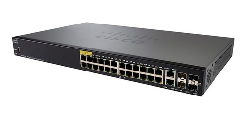 Switch 26 Puertos Cisco Sg350-28p-k9-ar Giga Admin Rackeable