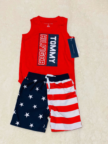 Roupa Bebe Menino Importada Conjunto Tommy Hilfiger Original | Mercado Livre
