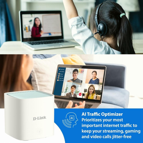 D-link Eagle Pro Ai Mesh Wifi 6 Router System (paquete De 3)