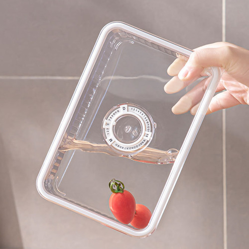 Organizador De Refrigeración O, Apilable, De Plástico Transp