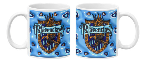Caneca Cerâmica Potter Corvinal Presente Nerd Cor Azul
