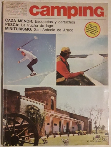 Revista Camping N°22 Mayo 1971 Caza Pesca Armas Turismo 