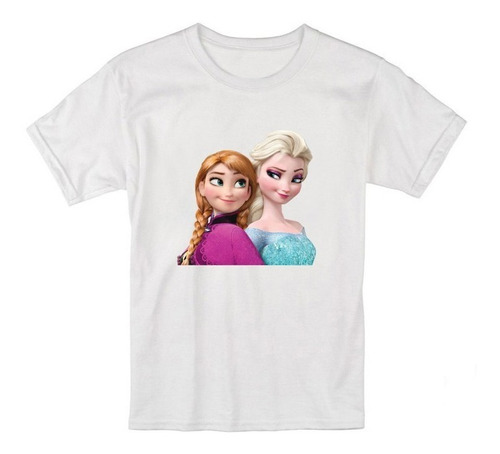 Remeras Para Niños Spum Frozen, Elsa, Ana, Olaf